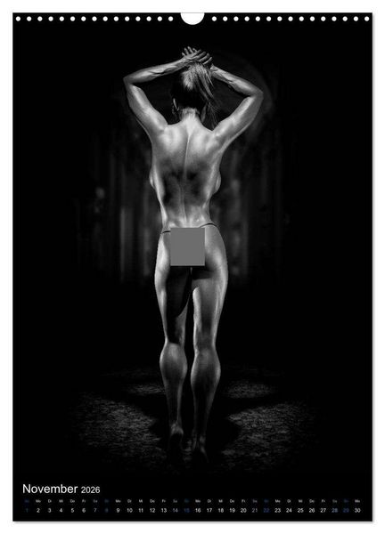 Produktbild: Kraft-Akt - Fitnessgirls in erotischen Abbildungen (Wandkalender 2026 DIN A3 hoch), CALVENDO Monatskalender