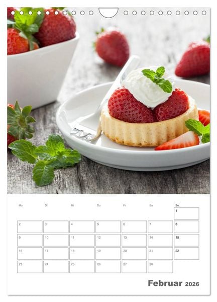 Produktbild: Herzhaft - S&uuml;&szlig; / Mein K&uuml;chenplaner (Wandkalender 2026 DIN A4 hoch), CALVENDO Monatskalender