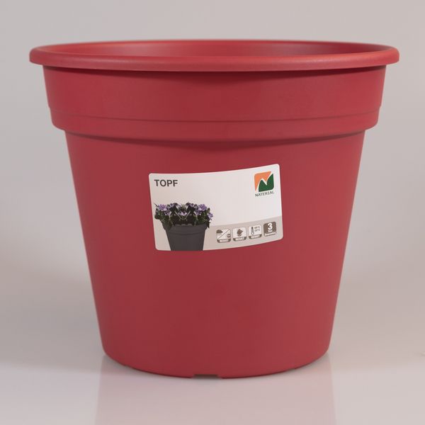 Produktbild: Blumentopf cranberry red &Oslash;30x25cm