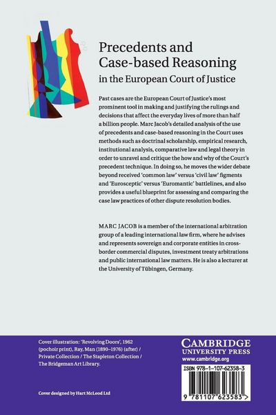 Produktbild: Precedents and Case-Based Reasoning in the European Court of Justice