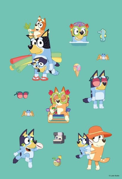 Produktbild: Bluey: Superstarker Sticker- und Malspa&szlig;