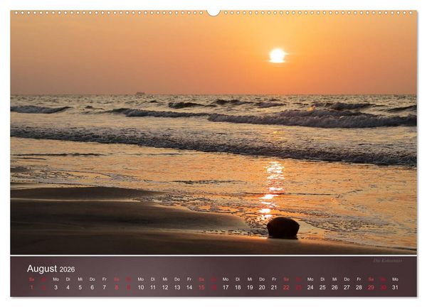 Produktbild: Farben am Meer (Wandkalender 2026 DIN A2 quer), CALVENDO Monatskalender