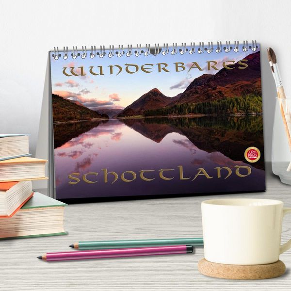 Produktbild: Wunderbares Schottland (Tischkalender 2026 DIN A5 quer), CALVENDO Monatskalender