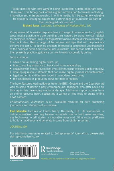 Produktbild: Entrepreneurial Journalism