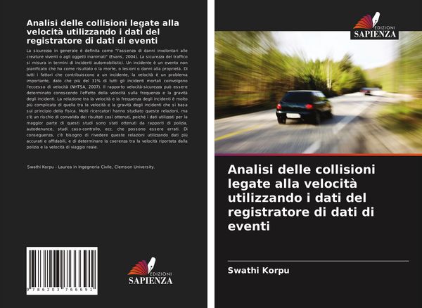 Produktbild: Analisi delle collisioni legate alla velocit&agrave; utilizzando i dati del registratore di dati di eventi