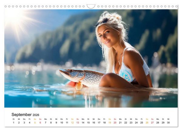 Produktbild: Hei&szlig; auf Hecht (Wandkalender 2026 DIN A3 quer), CALVENDO Monatskalender
