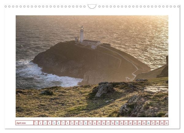Produktbild: Stimmungsvolle K&uuml;stenmomente im Vereinigten K&ouml;nigreich (Wandkalender 2026 DIN A3 quer), CALVENDO Monatskalender
