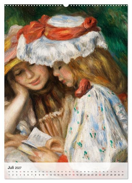 Produktbild: Die kleinen Musen des Monsieur Renoir (Wandkalender 2027 DIN A2 hoch), CALVENDO Monatskalender