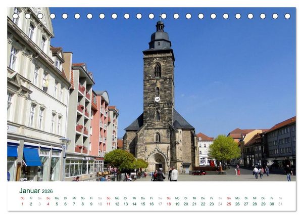 Produktbild: Residenzstadt GOTHA (Tischkalender 2026 DIN A5 quer), CALVENDO Monatskalender