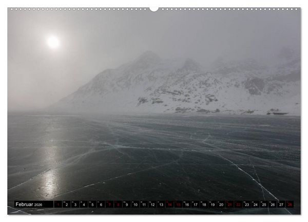 Produktbild: Piz Bernina - H&ouml;hepunkte aus dem Oberengadin (Wandkalender 2026 DIN A2 quer), CALVENDO Monatskalender