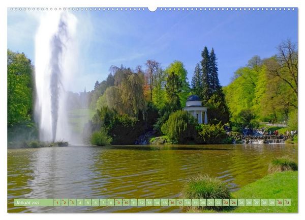 Produktbild: Bad Wilhelmsh&ouml;he Bergpark und Wasserspiele (Wandkalender 2027 DIN A2 quer), CALVENDO Monatskalender