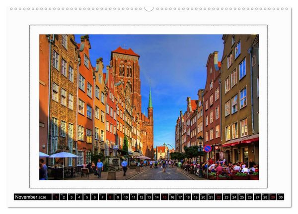 Produktbild: Danzig Gdansk (hochwertiger Premium Wandkalender 2026 DIN A2 quer), Kunstdruck in Hochglanz