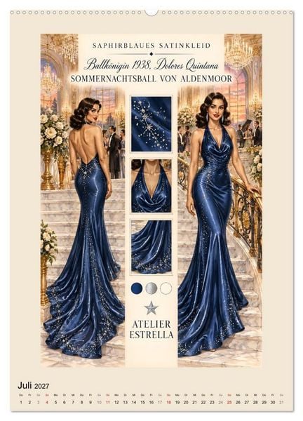 Produktbild: Die Ballk&ouml;niginnen von Aldenmoor (Wandkalender 2027 DIN A2 hoch), CALVENDO Monatskalender