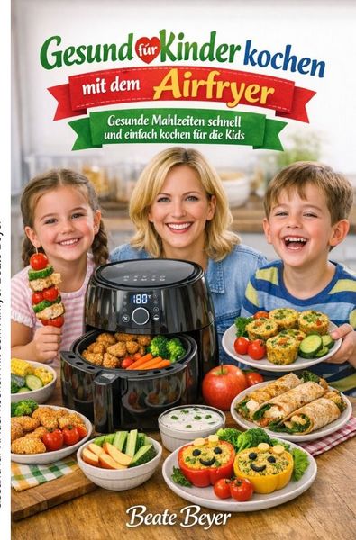 Produktbild: Gesund f&uuml;r Kinder kochen mit dem Airfryer