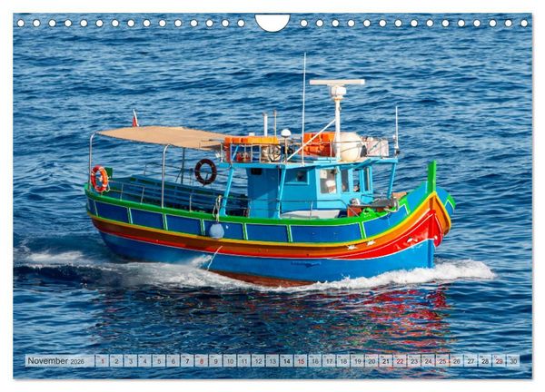Produktbild: Malta - Wo Geschichte lebendig ist (Wandkalender 2026 DIN A4 quer), CALVENDO Monatskalender