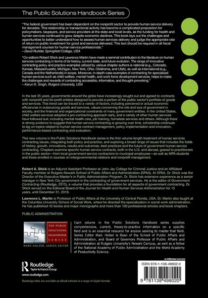 Produktbild: Human Services Contracting