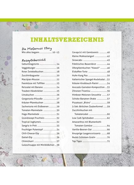 Produktbild: 10 JAHRE MIXGENUSS - Das große Jubiläumsbuch