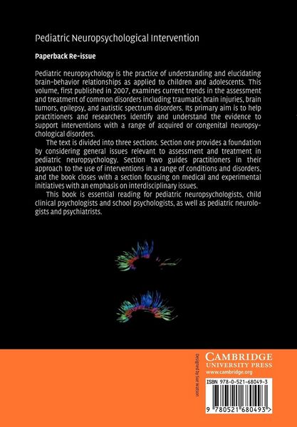 Produktbild: Pediatric Neuropsychological Intervention