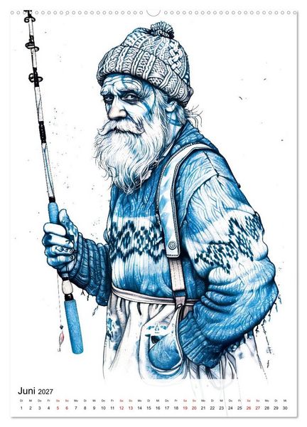 Produktbild: Seem&auml;nner - Die See im Herzen (Wandkalender 2027 DIN A2 hoch), CALVENDO Monatskalender