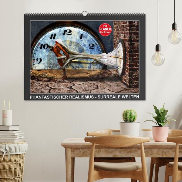 Produktbild: PHANTASTISCHER REALISMUS - SURREALE WELTEN (Wandkalender 2026 DIN A2 quer), CALVENDO Monatskalender