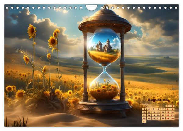 Produktbild: Magische Sanduhren (Wandkalender 2026 DIN A4 quer), CALVENDO Monatskalender