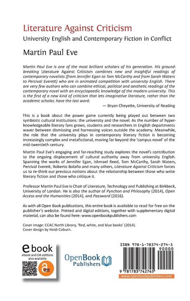 Produktbild: Literature Against Criticism