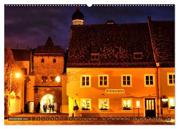 Produktbild: Landsberg am Lech - Die liebenswerte und romantische Stadt am Fluss (Wandkalender 2026 DIN A2 quer), CALVENDO Monatskalender