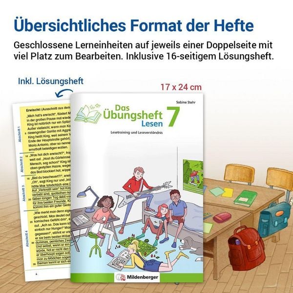 Produktbild: Das &Uuml;bungsheft Lesen 7