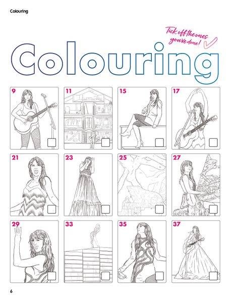 Produktbild: Das inoffizielle Taylor Swift Ausmal- und Kreativbuch: Tour-Edition