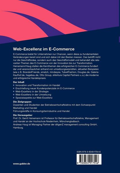 Produktbild: Web-Exzellenz im E-Commerce