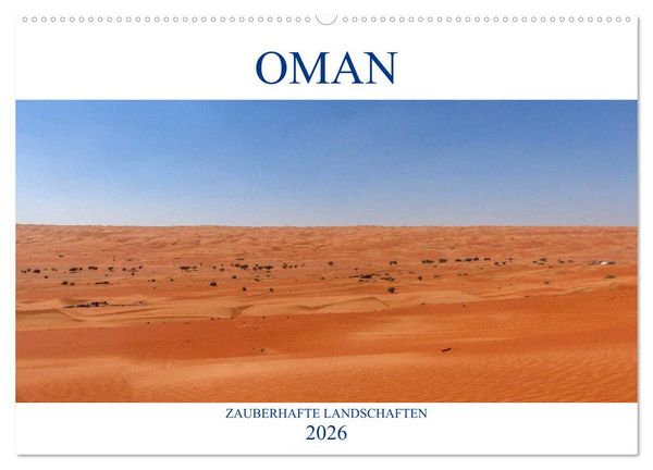 Produktbild: Oman - Zauberhafte Landschaften (Wandkalender 2026 DIN A2 quer), CALVENDO Monatskalender