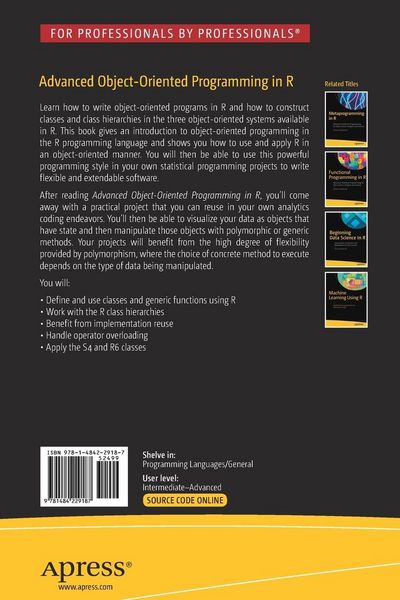 Produktbild: Advanced Object-Oriented Programming in R