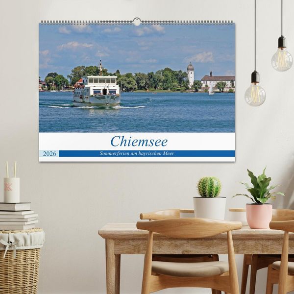 Produktbild: Chiemsee - Sommerferien am bayrischen Meer (Wandkalender 2026 DIN A2 quer), CALVENDO Monatskalender