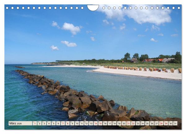 Produktbild: Ostseebad Wustrow K&uuml;stenimpressionen (Wandkalender 2026 DIN A4 quer), CALVENDO Monatskalender