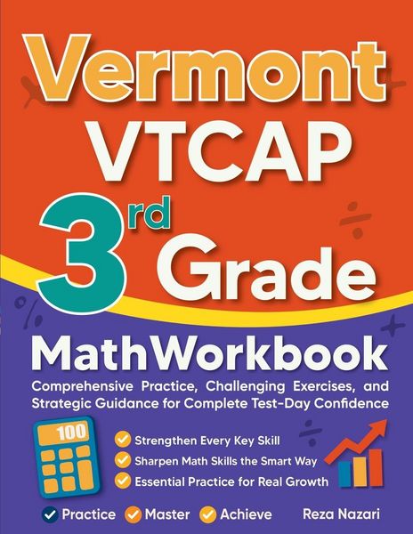Produktbild: Vermont VTCAP 3rd Grade Math Workbook