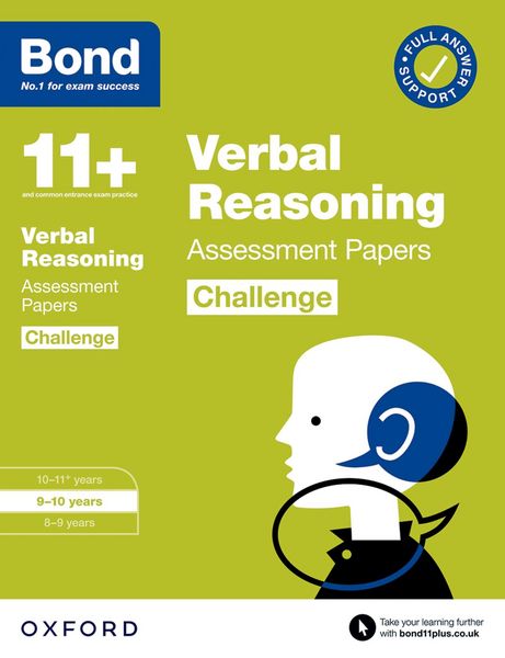 Produktbild: Bond 11+ Verbal Reasoning Challenge Assessment Papers 9-10 years (for GL Assessment & other 11 plus exams)