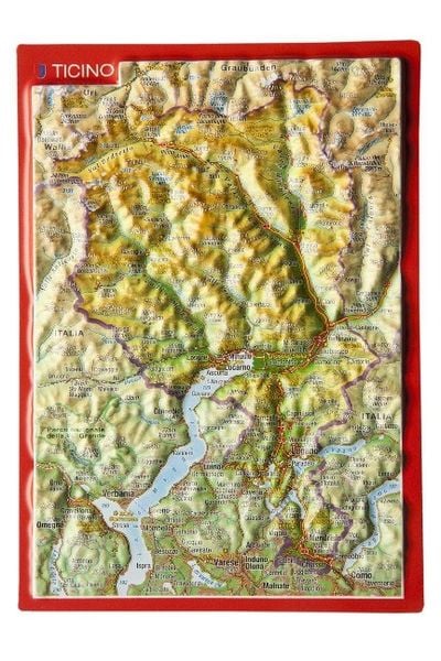 Produktbild: Markgraf, A: Reliefpostkarte Tessin