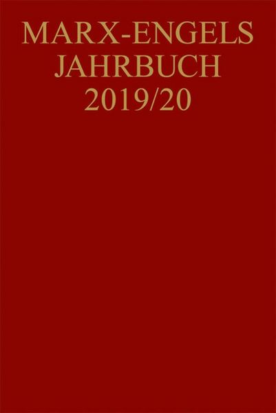 Produktbild: Marx-Engels-Jahrbuch 2019/20