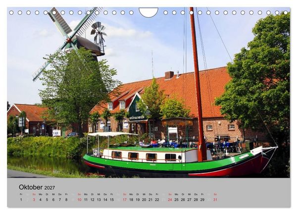 Produktbild: Ostfriesland an der Nordseek&uuml;ste (Wandkalender 2027 DIN A4 quer), CALVENDO Monatskalender