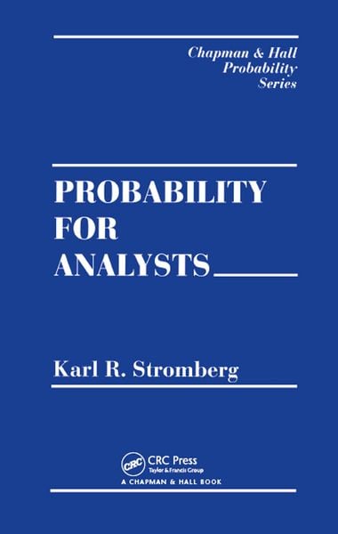 Produktbild: Probability For Analysts