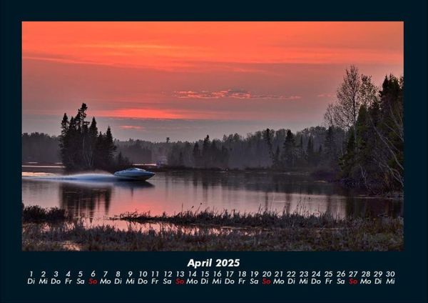 Produktbild: Tag am See 2025 Fotokalender DIN A4