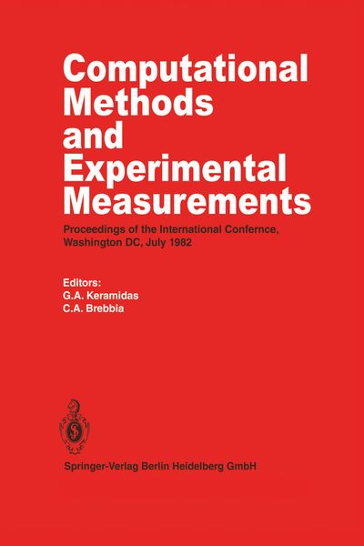 Produktbild: Computational Methods and Experimental Measurements