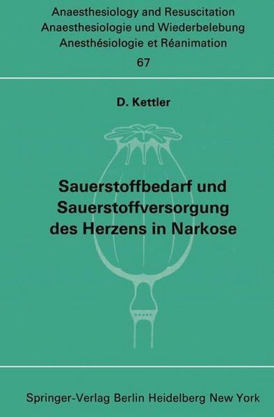 Produktbild: Sauerstoffbedarf und Sauerstoffversorgung des Herzens in Narkose