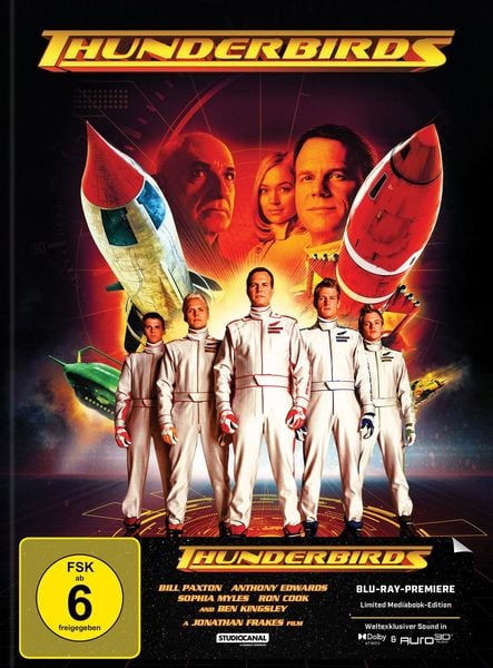 Produktbild: Thunderbirds | Mediabook (2x Blu-ray) mit Dolby Atmos + Auro-3D | Cover A - 555 St&uuml;ck