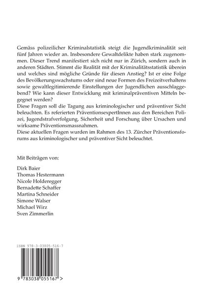Jugendliche und junge Erwachsene im urbanen Umfeld als Fokus der Kriminalprävention
