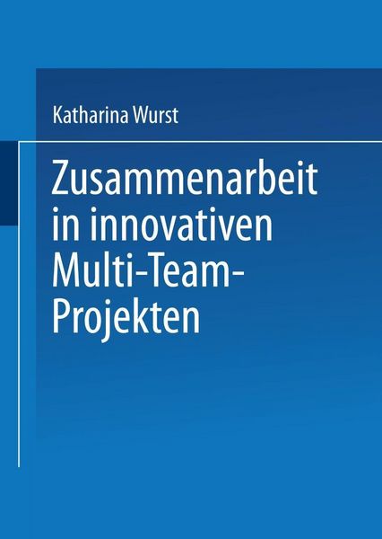 Produktbild: Zusammenarbeit in innovativen Multi-Team-Projekten