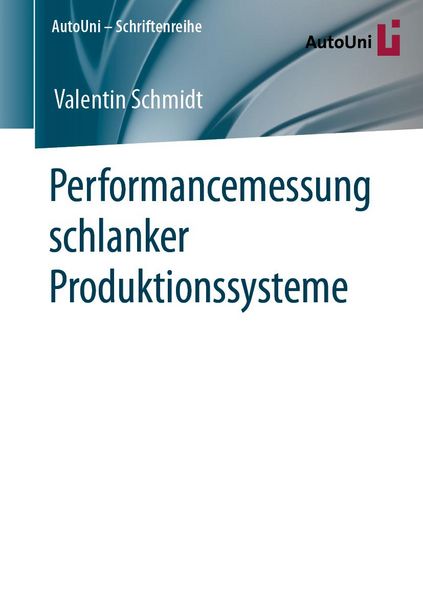 Produktbild: Performancemessung schlanker Produktionssysteme