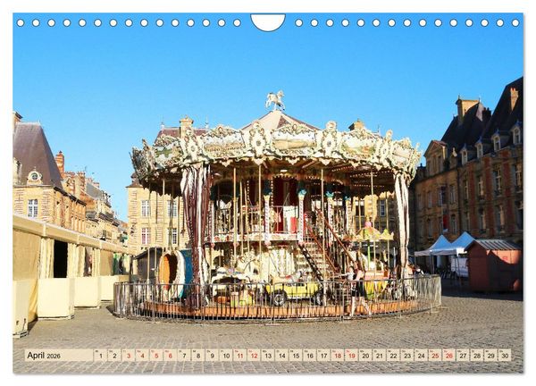 Produktbild: Frankreichs Nordosten - Montm&eacute;dy, Sedan, Charleville-M&eacute;zi&egrave;res (Wandkalender 2026 DIN A4 quer), CALVENDO Monatskalender