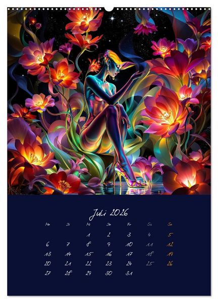Produktbild: Ikebana des Lichts (Wandkalender 2026 DIN A2 hoch), CALVENDO Monatskalender