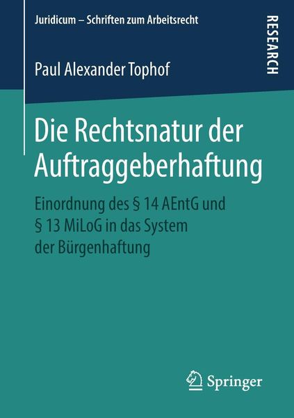 Produktbild: Die Rechtsnatur der Auftraggeberhaftung